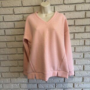 Marc New York Women’s Blush Pink Ribbed Sweater Medium